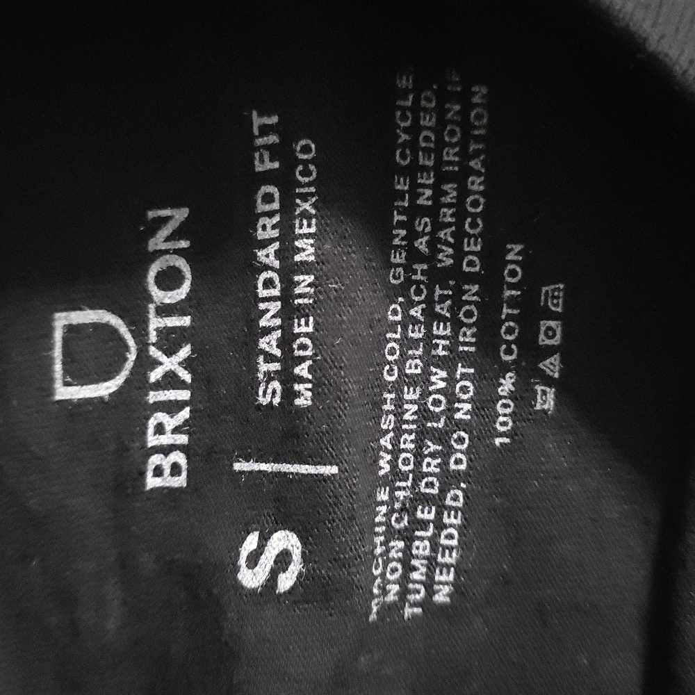 NWT Men's Brixton Rival II S/S Standard T-Shirt. Size Small and Color Black - Picture 2 of 6